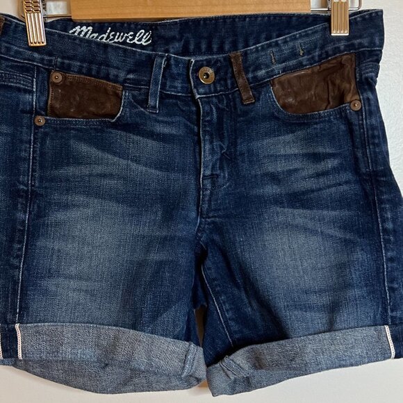 Madewell Pants - Madewell Mid Length Denim Shorts Size 25